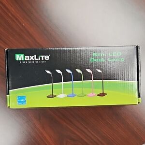 MaxLite Slim LED Desk Lamp - White